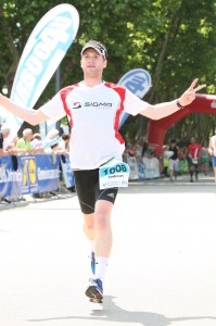 Zieleinlauf beim Mittelrhein-Marathon       